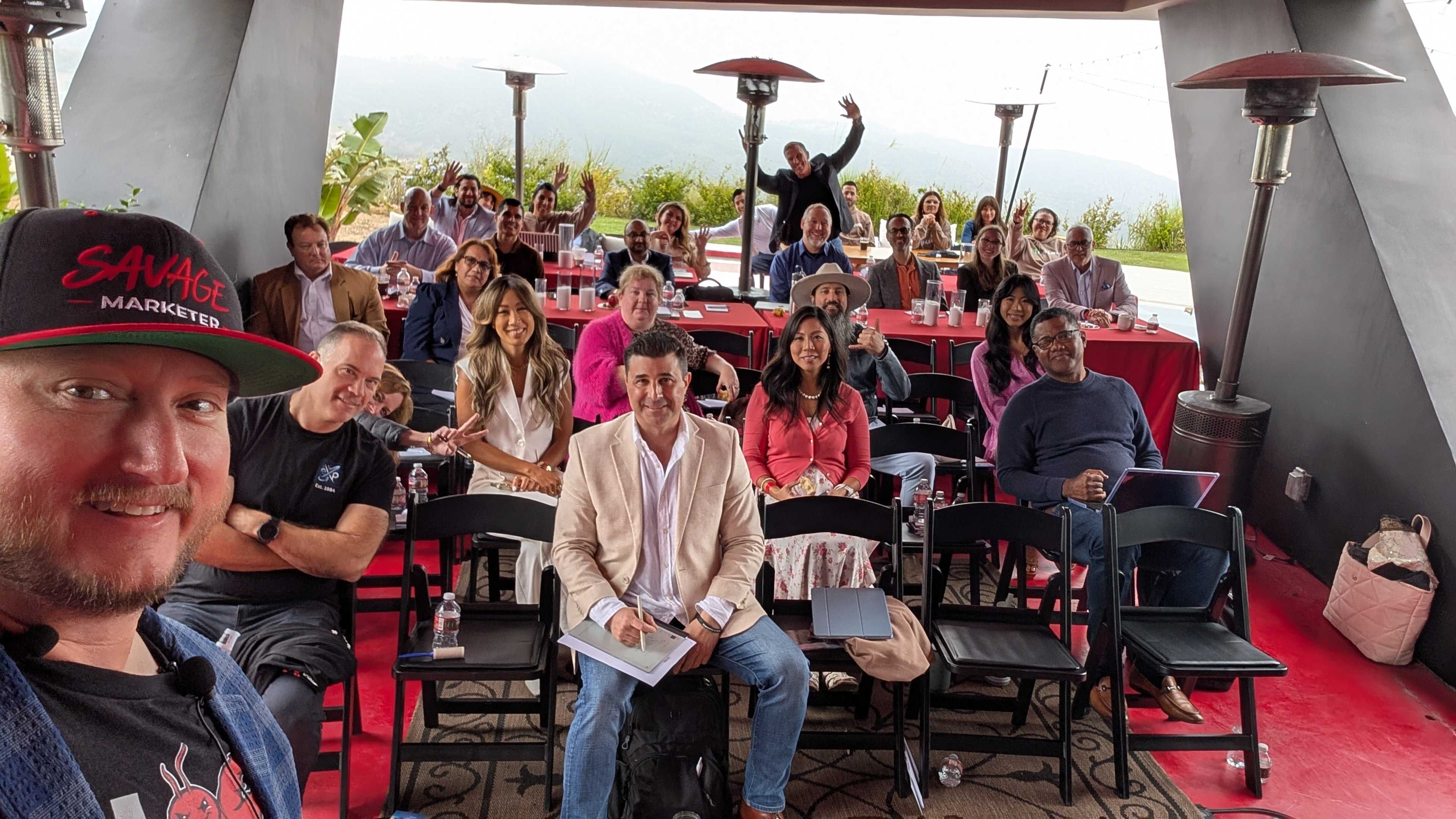 Jeff J Hunter speaking at the AIpreneurs Mastermind in Malibu about AI and human business systems